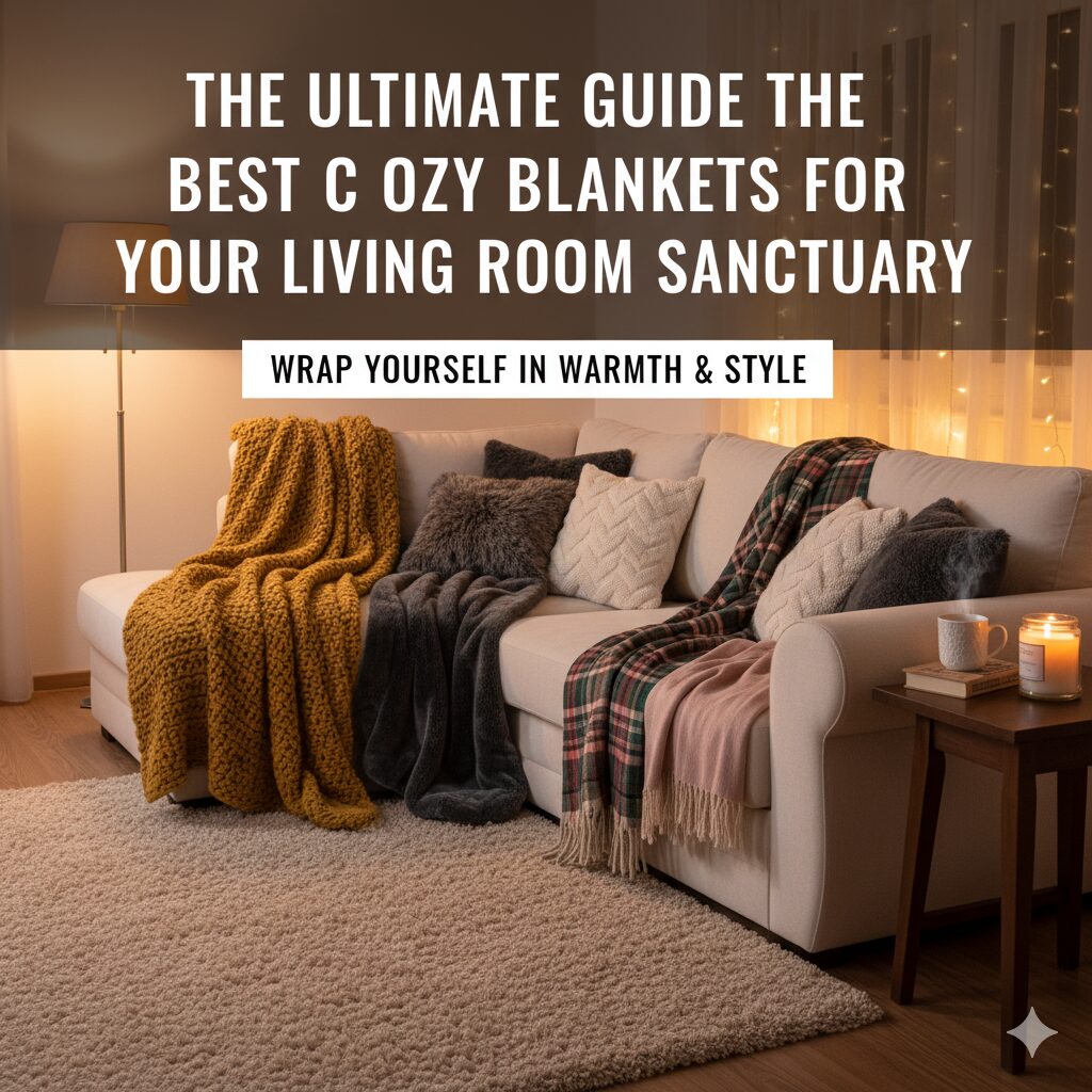 best cozy blankets for living room