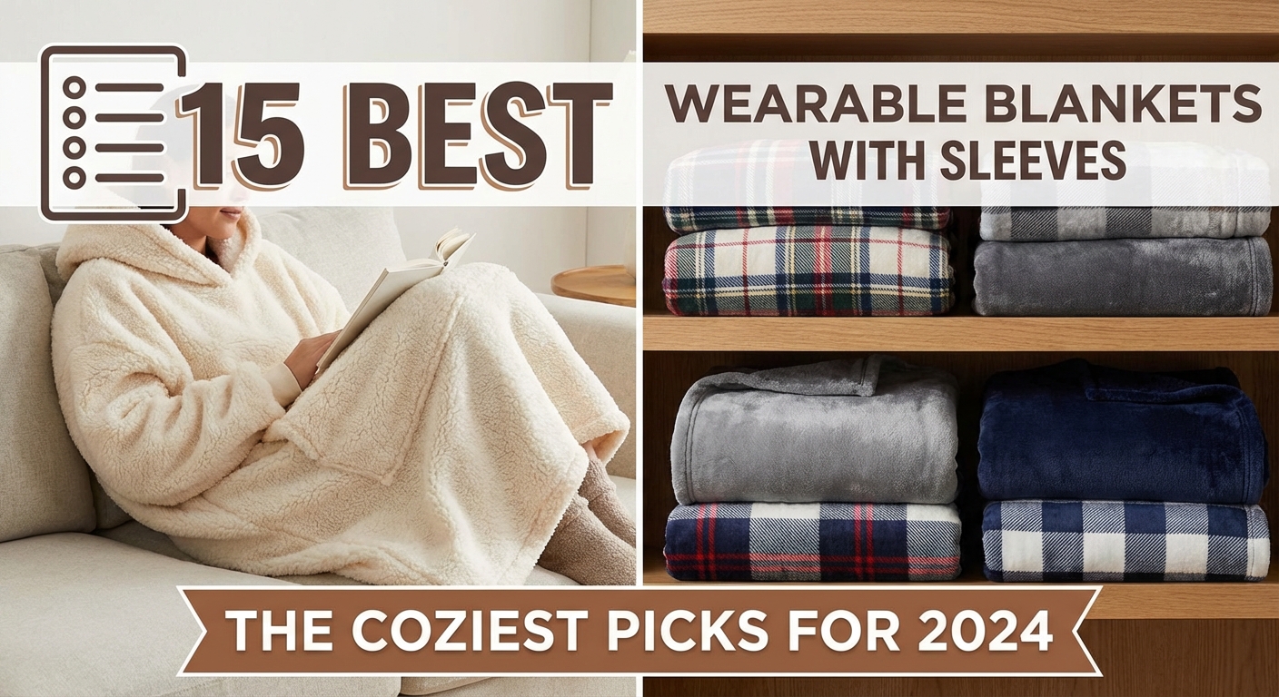 15 Best Wearable Blankets with Sleeves