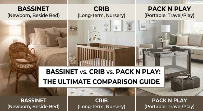 bassinet vs crib vs pack n play