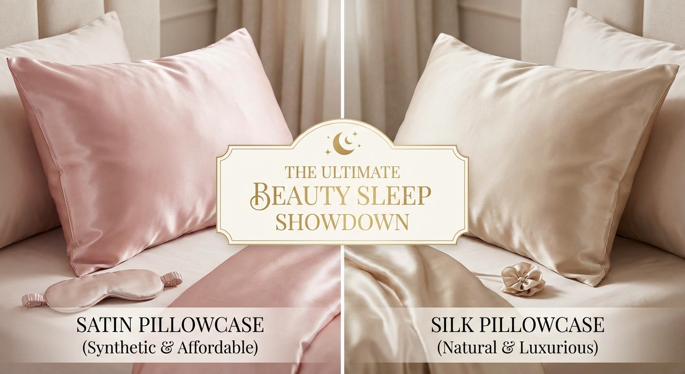 silk vs satin pillowcase benefits