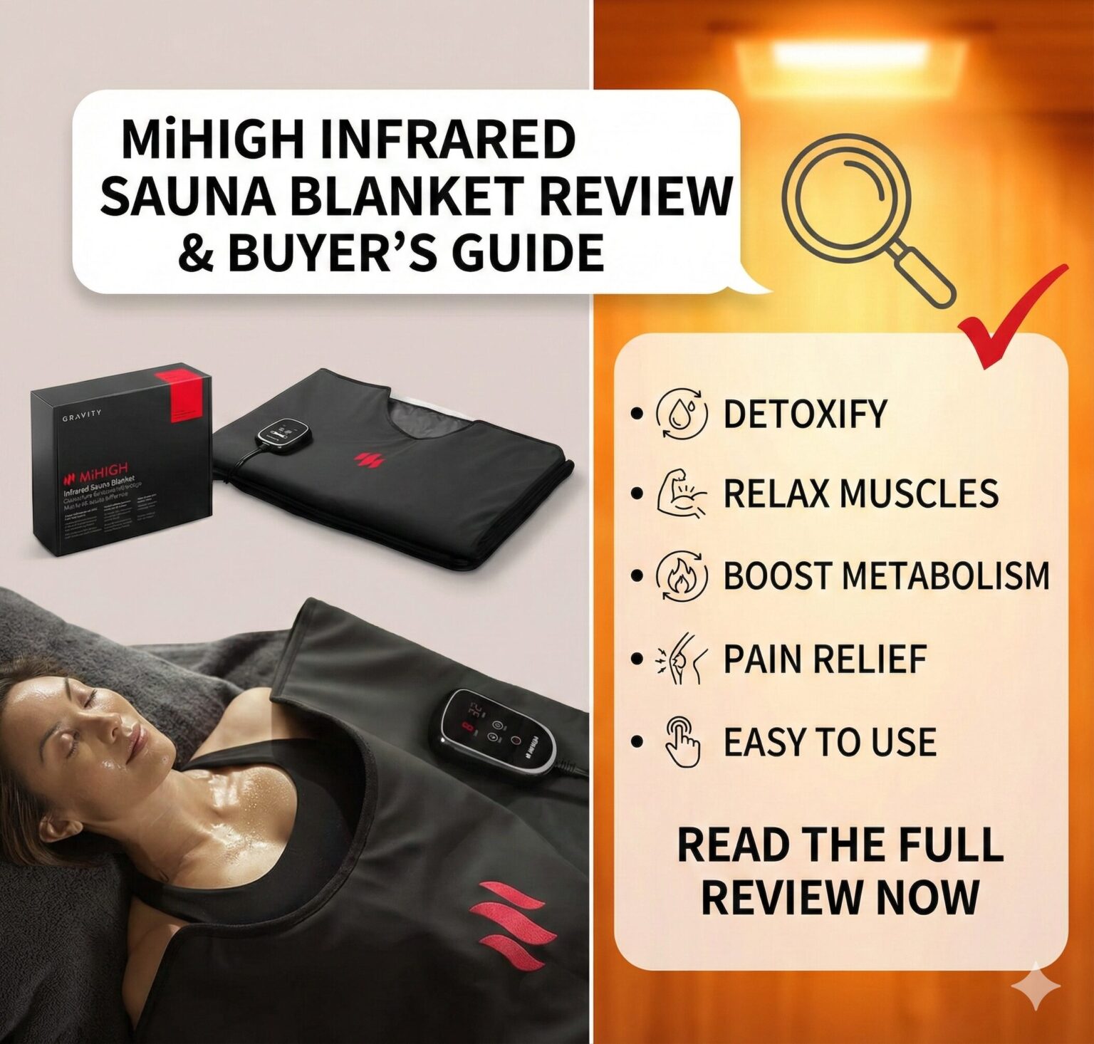 mihigh sauna blanket review