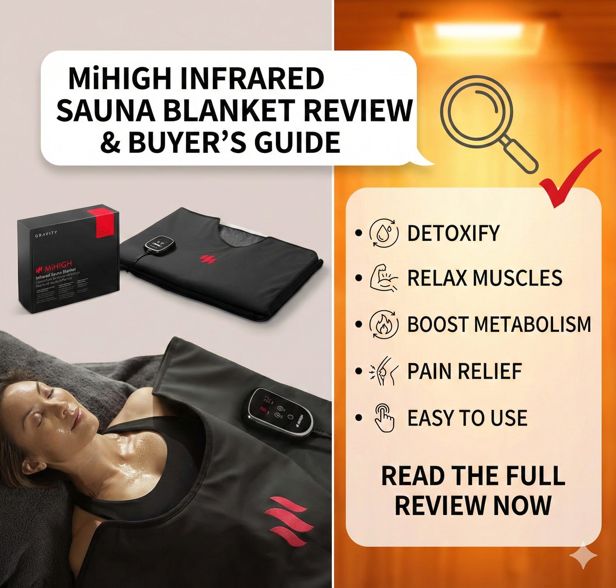 mihigh sauna blanket review
