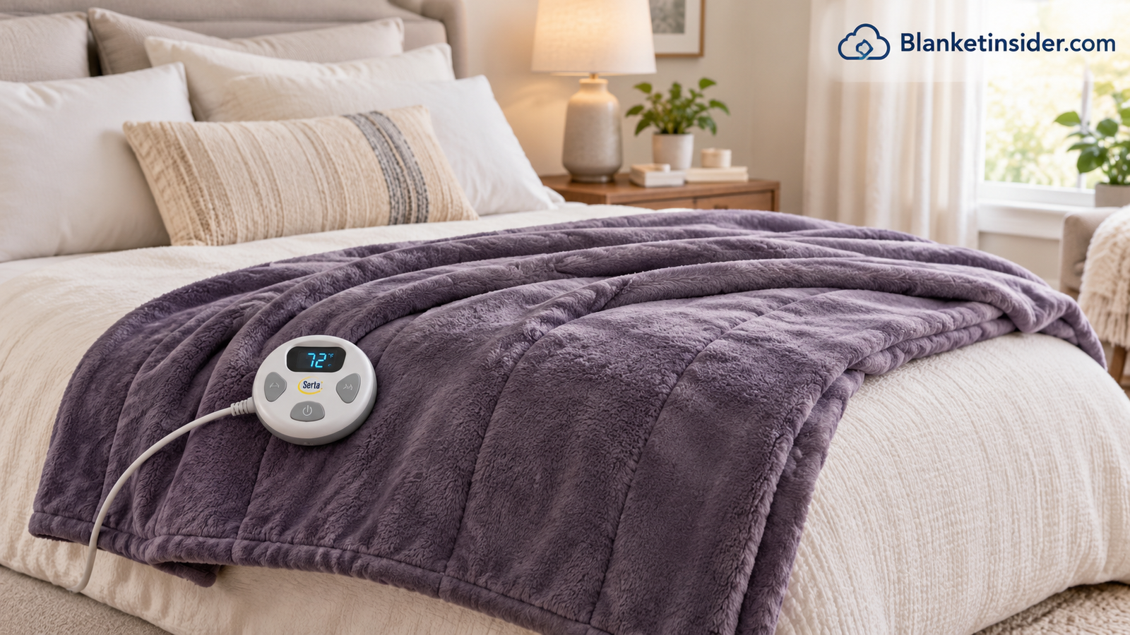 Cosy Serta Heated Blanket Bedroom