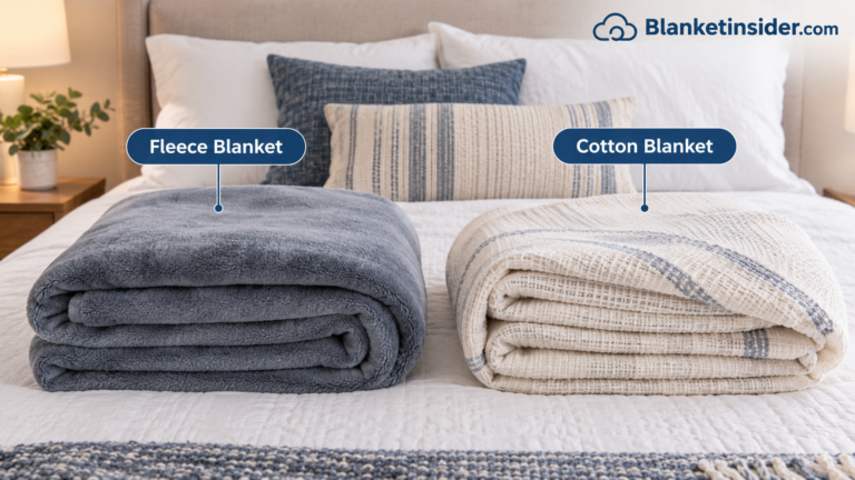 Fleece and Cotton Blanket Comparison
